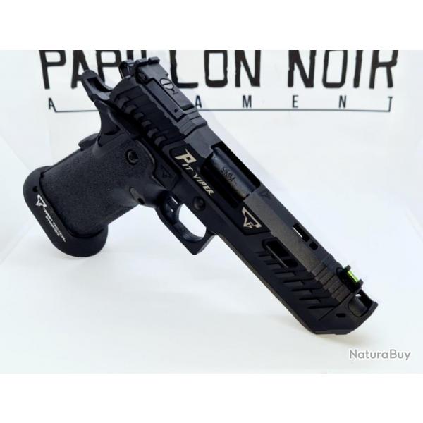 PIT VIPER CNC EMG! Co2 et GAZ  JOHN WICK4  FULL BLACK EDITION NEUF COMPENSATEUR SIGHT PHOSPHORESCENT