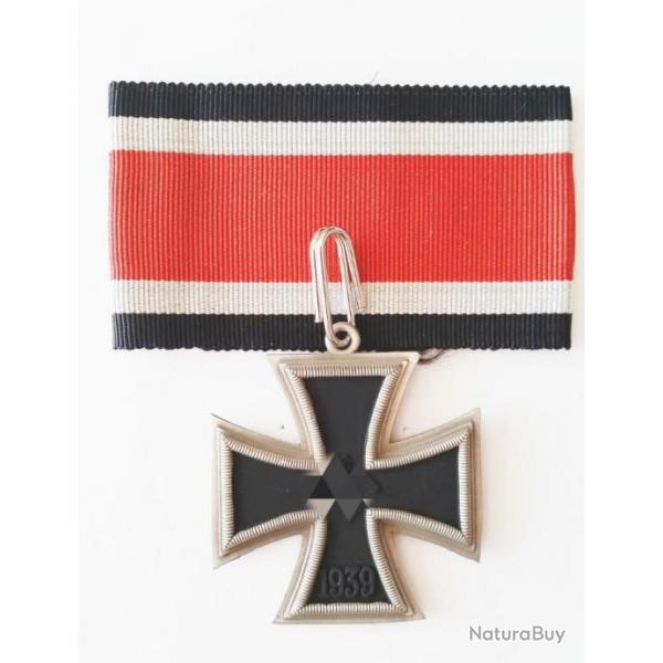 Croix de fer de chevalier 1939 (Ritterkreuz) mtal argent - REPRODUCTION