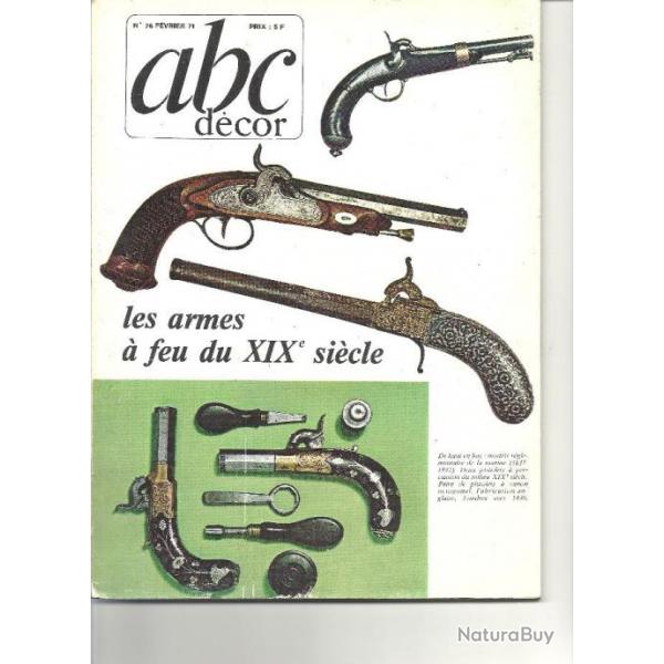 Revue ABC Dcor N 76 Les Armes  Feu du XIXme
