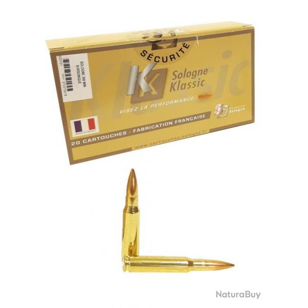 MUNITIONS SUBSONIQUES SOLOGNE 308 WIN 168 GRAINS