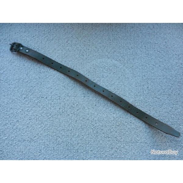 Courroie En Cuir Pour Mandoline Fire&Stone - Modèle 532050, Réglable 73-100 Cm, Noir - Accessoire Guitare De Qualité