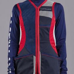 CASTELLANI NOUVEAU GILET FEMME RIO PRO ROUGE ET BLEU