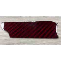 Plaquette Carbone Blaser R93 Red Brillante