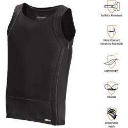 Gilet pare balle HOMME "Tank Top" NIJ-IIIA MC-ARMOR Miguel Caballero Noir (NEUF) Prix boutique: 950