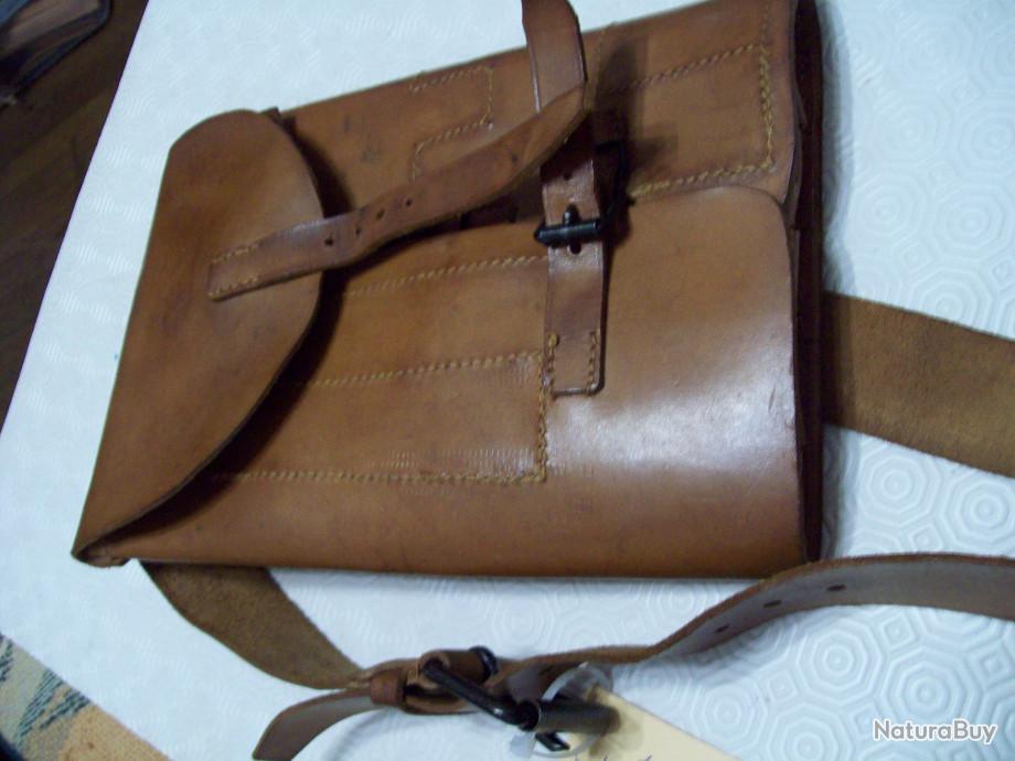 Militaria ww1 francais sacoche pour lance fusee modèle 1917 Sacoche