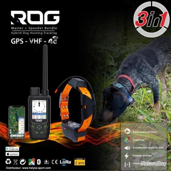 RoG Master & Speeder. Reprage chien GPS hybride VHF + GSM concurrent Garmin Alpha 200