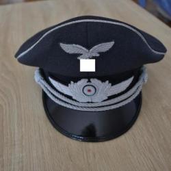 REPRODUCTION CASQUETTE OFFICIER PILOTE ALLEMAND WWII