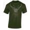 petites annonces chasse pêche : T-Shirt chasse motif cerf T-Shirt: Hunting Passions noir ou vert haute qualité .A
