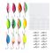 petites annonces chasse pêche : Cuillères Leurres de Pêche Kit avec Crochets de Pêche 24 pcs Anti-Ultraviolet Anti-Noeud . L