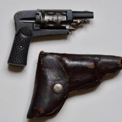 Revolver liègeois type "Bossu" cal. 6 mm velo-dog