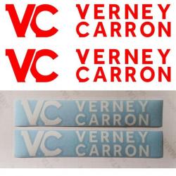2x Verney Carron autocollants. Taille 190x40mm. 11 couleurs au choix. Idéal pour superposés.