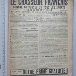 LE CHASSEUR FRANCAIS: AUTHENTIQUE Revue de octobre 1907 - Chasse Arme Sport Publicités - 80 pages