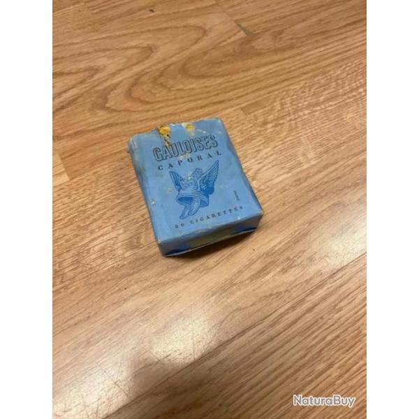 Vintage : Gauloises caporal 20 cigarettes, rgie franaise des tabacs