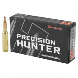 Munitions HORNADY calibre 6.5 Creedmoor ELD-X Precision Hunter 143gr - 9.26g x 20