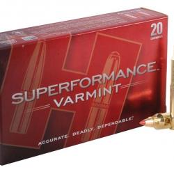 20 MUNITIONS HORNADY SUPERFORMANCE VARMINT 204 RUGER 40 GRS V-MAX