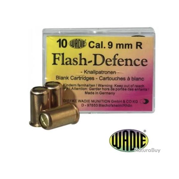 Munitions pour revolver Flash X10 - "Wadie cartridge" Calibre 9mm R