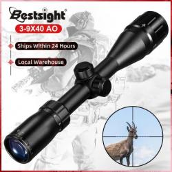 Bestsight-3-9x40 AO R4 Optique Chasse tir pour fusils de chasse avec montage offert +11mm/20mm