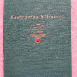 Certificat de travail allemand ww2 1939