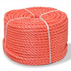 Corde torsadée polypropylène 10 mm 500 m orange 02_0003394