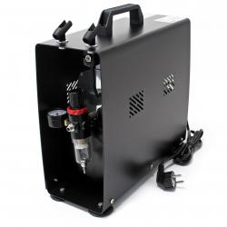Compresseur aérographe bicylindre avec réservoir 16_0001732