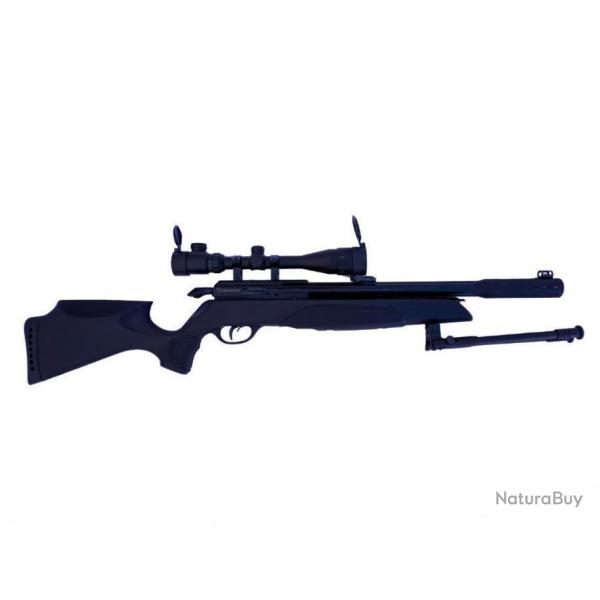 CARABINE + BIPIED PCP GAMO ARROW Cal. 5,5 mm + Lunette 4-16 x 40AO 19,9 j. + pompe bar + (KIT Puis.)
