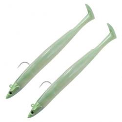 Double Combo Off Shore Crazy Paddle Tail 15cm 10g Pearl Green