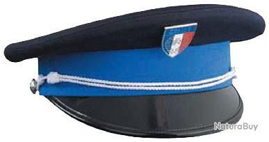 CASQUETTE RIGIDE DE CEREMONIE POLICE MUNICIPALE