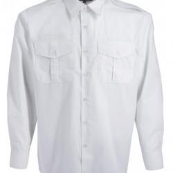 Chemise blanche Police Municipale avec velcros 3 - 39/40 FEMME
