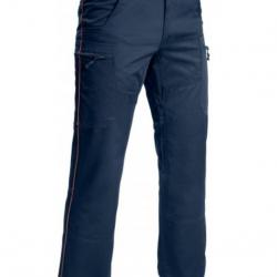 PANTALON INTERVENTION MAT LISERÉ BORDEAUX