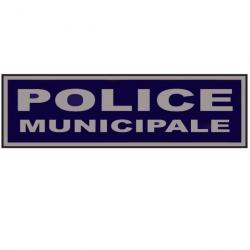 Bandeau sur velcro 13 x 6 cm basse visibilité "POLICE MUNICIPALE"