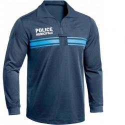 Polo Bleu Police Municipale M. Longues ONE A10