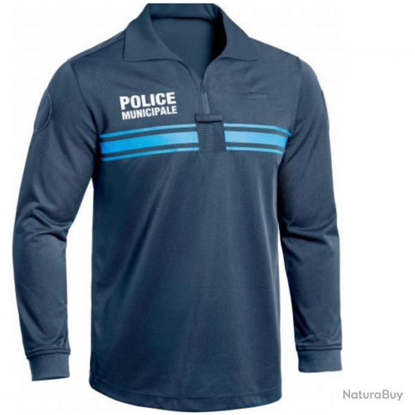 Polo Bleu Police Municipale M. Longues ONE - A10 3 XL