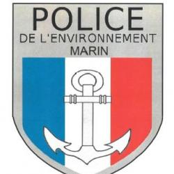 Ecusson brodé POLICE DE L'ENVIRONNEMENT MARIN