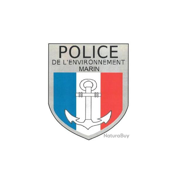 Ecusson brod POLICE DE L'ENVIRONNEMENT MARIN