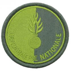 Ecusson Gendarmerie Nationale basse visibilité vert