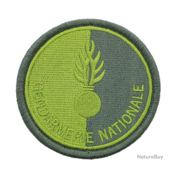 Ecusson Gendarmerie Nationale basse visibilit vert