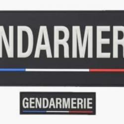 jeu de 2 Bandeaux gendarmerie nouveau housse de gilet