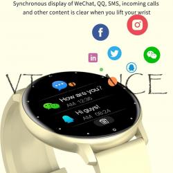 Montre Connectee Sport Bluetooth Android iOs, Couleur: Jaune