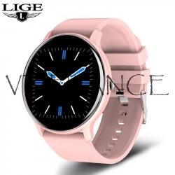 Montre Connectee Sport Bluetooth Android iOs, Couleur: Rose