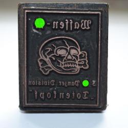 Allemand tampon Waffen SS Totenkopf