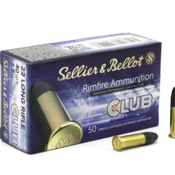 Munition Sellier&Bellot Club- Cal.22lr  X20 boites