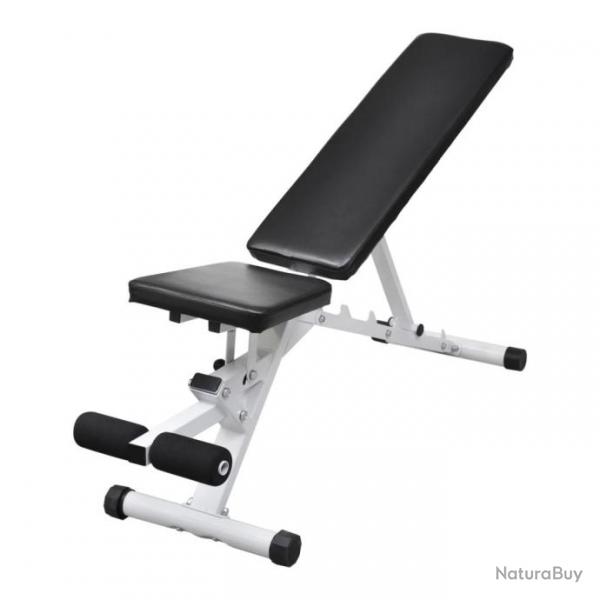 Banc d'entranement multifonctionnel 133 x 41 x 47,5 cm fitness musculation 02_0000037