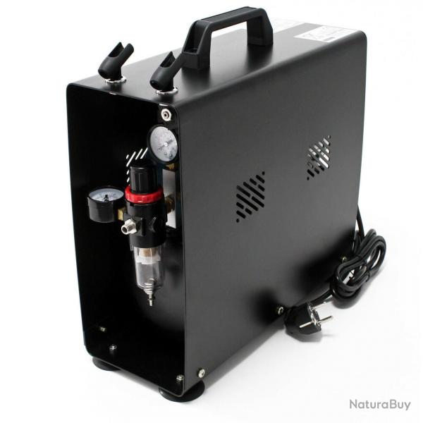 Compresseur arographe bicylindre avec rservoir 16_0002293