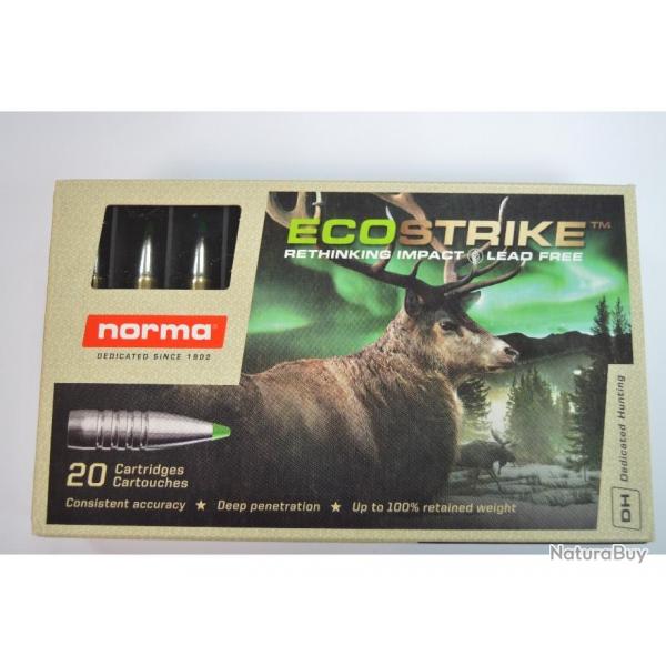 1 BOITE DE 20 MUNITIONS NORMA  CALIBRE 30-06  OGIVE ECOSTRIKE 10.5 G / 165 GR NEUVE