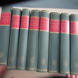 Monnaies sous l'empire romain  de Cohen - les 8 volumes + le dictionnaire - édition 1955 - Excellent