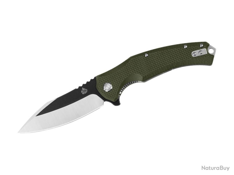 QSP Knife Sthenia QS101-A Black G10 couteau de poche