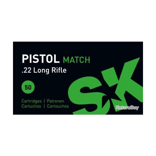 SK - Cartouche .22LR 40gr PISTOL Match (x50)