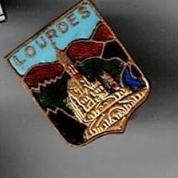 Broche Badge No Pin's Lourdes Ref 2617b