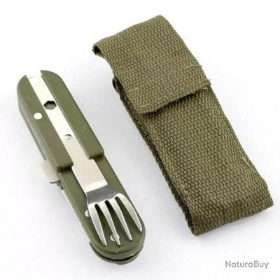 Couteau Automatique Lame Acier 9 Cm Manche Alu 11,5 Cm Chasse Pêche