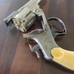 Revolver Smith et Wesson Third model, Top Break SA et DA , cal 38 sw, superbes plaquettes